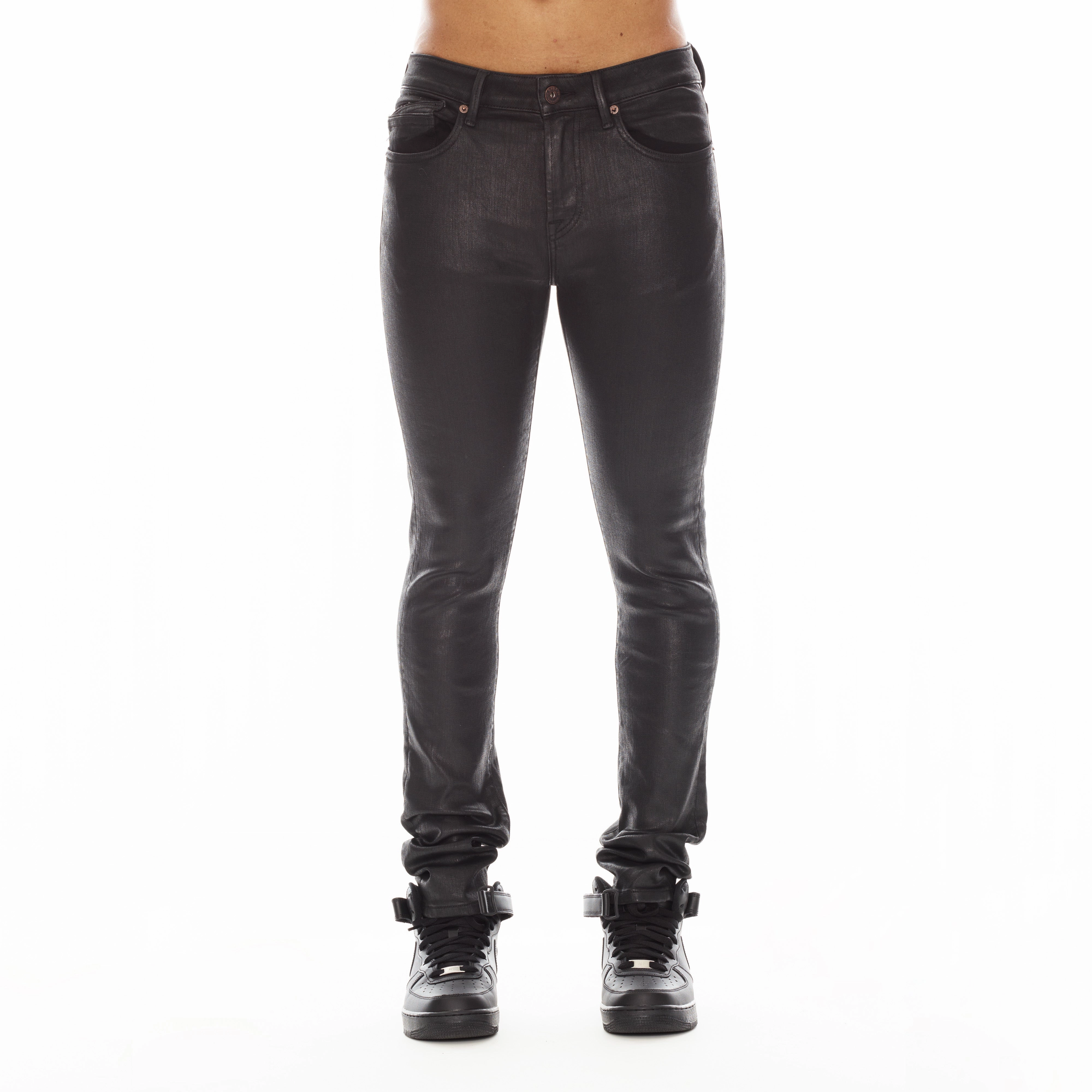 PUNK SUPER SKINNY IN BLACK Streetwear Fan Beach Day Neutral Casual