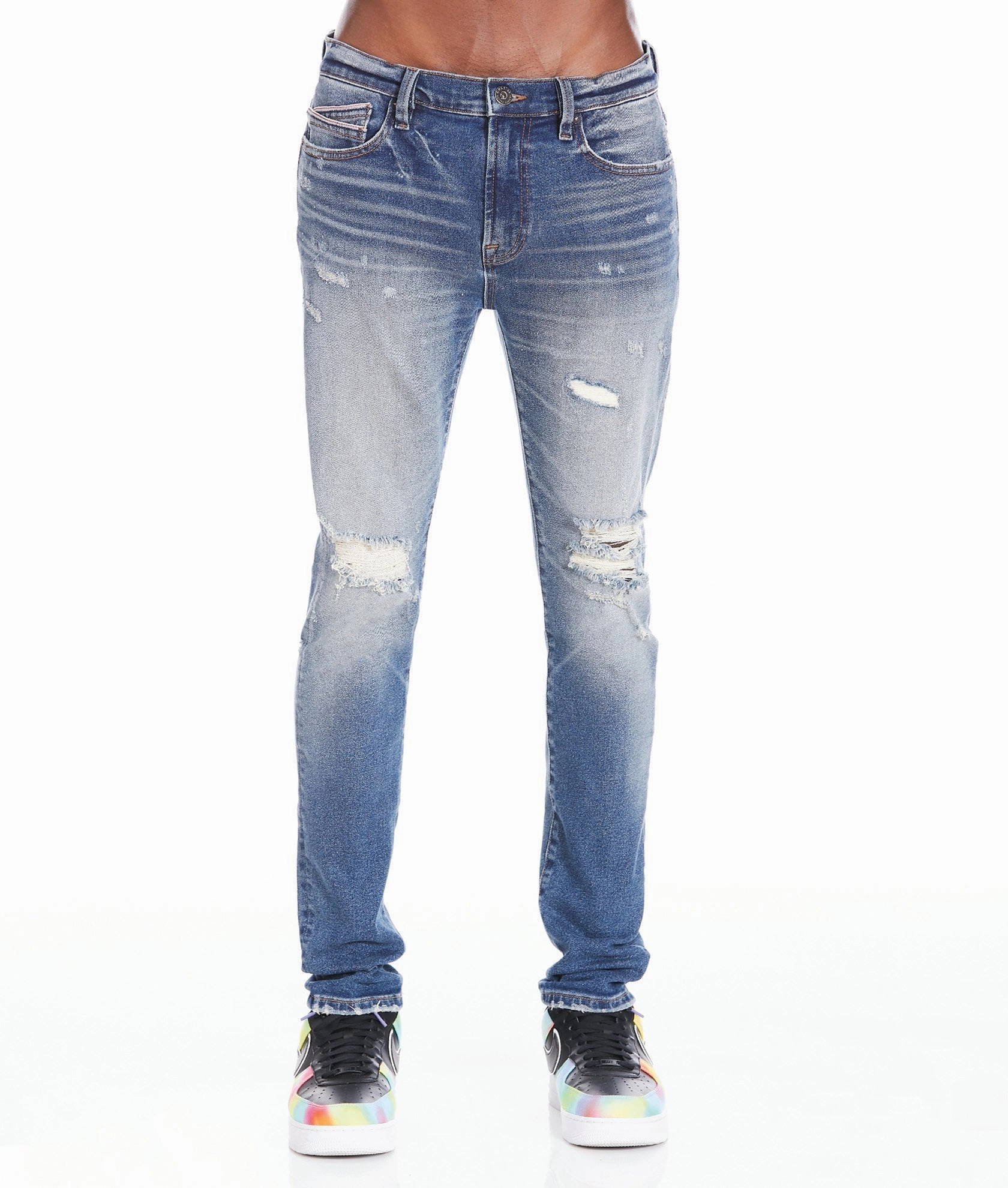 Unfaded Hemline PUNK SUPER SKINNY STRETCH IN STOKE