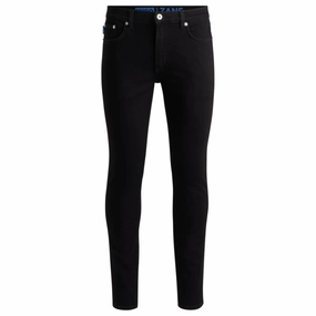 Extra-slim-fit jeans in black stretch denim Modern Comfort