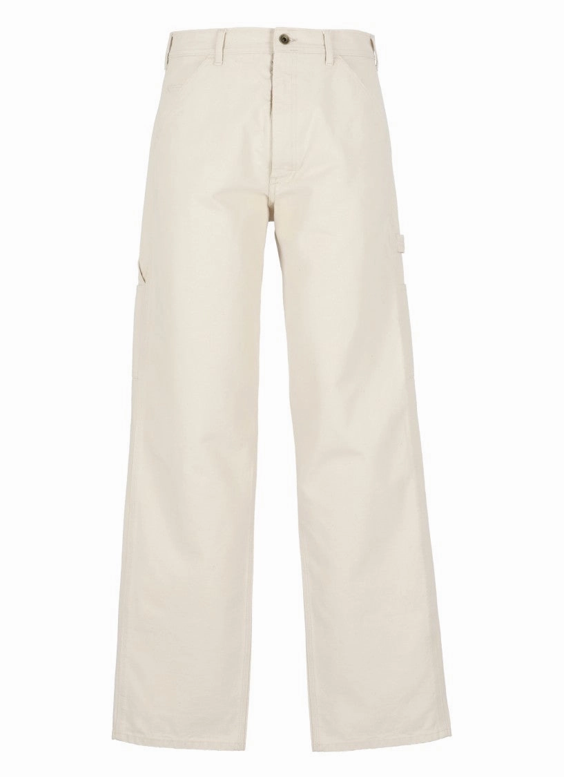Ivory Cotton Cargo Pants Spring Mood Brunch Outfit Formal Wardrobe Classic