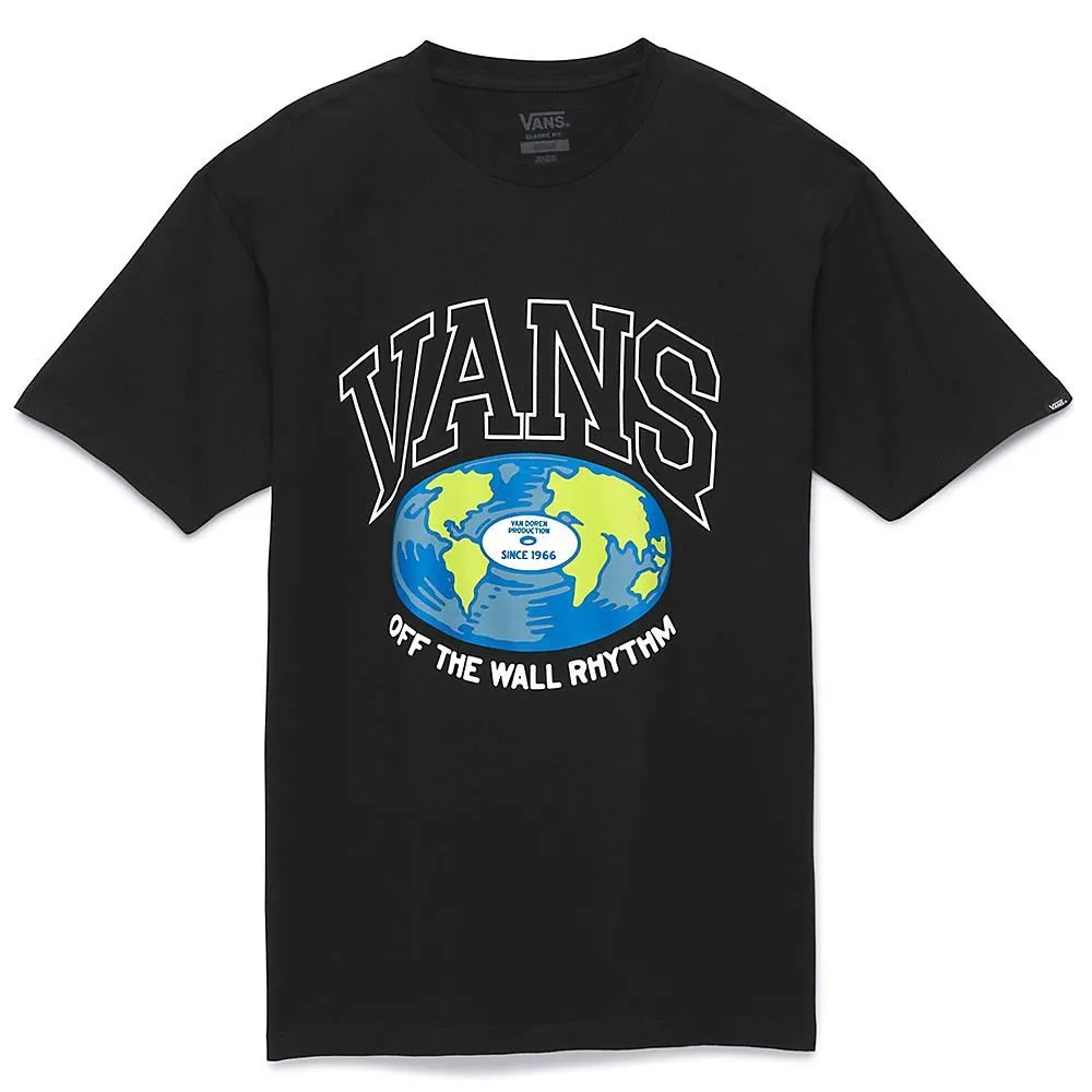 Sustainable production Vans Off The Record Nation T-Shirt - Black