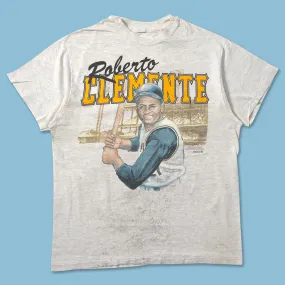 Vintage Roberto Clemente T-Shirt Medium Relaxed Torso Fit FadeResistant