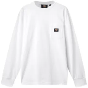 Dickies Mount Vista Long Sleeve T-Shirt - White Light and Comfortable Sporty Style Wear
