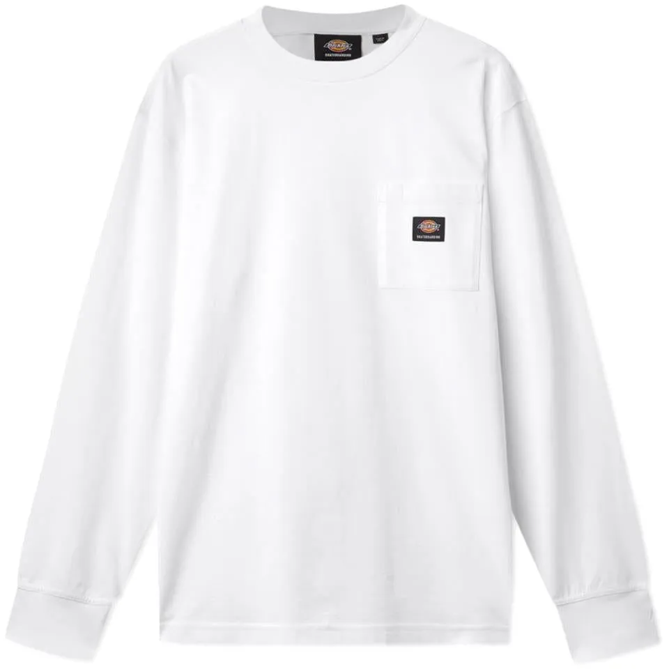 Dickies Mount Vista Long Sleeve T-Shirt - White All-Season Comfort Wear
