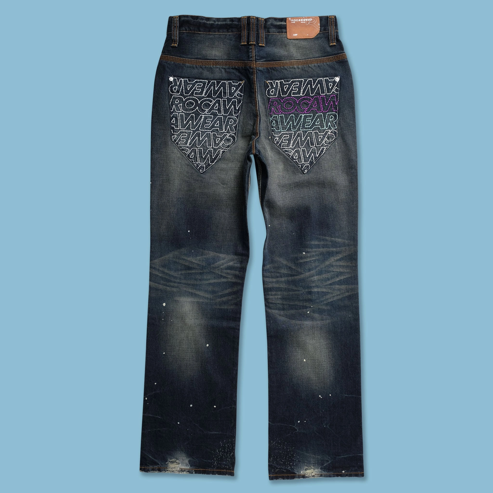 Y2K Rocawear Baggy Pants 32x34 City Vibe TouchscreenCompatiblePockets