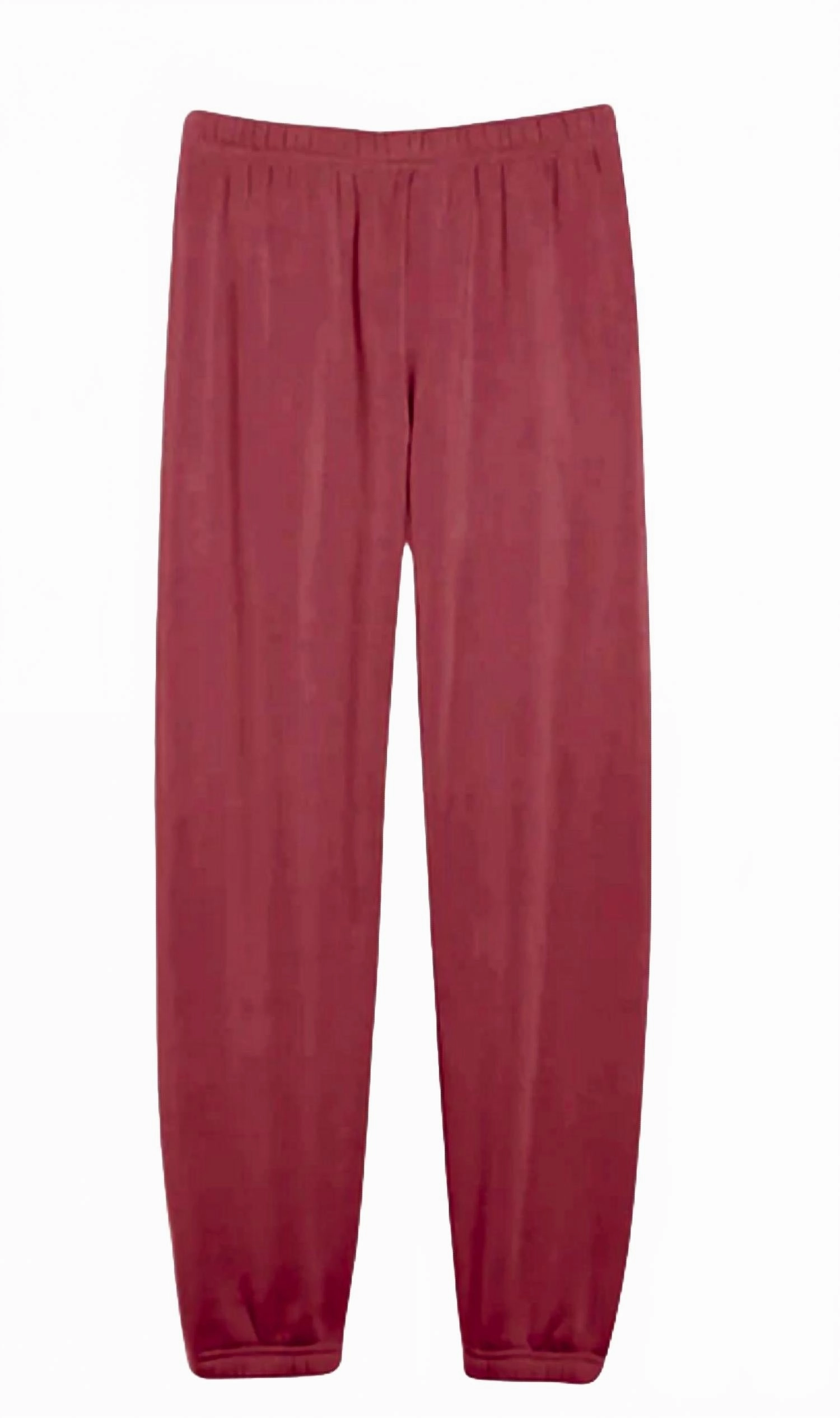 Chilly Day Wear Girl's Dylan Jogger In Burgundy