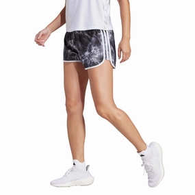 Performance Ready Adjustable drawstring adidas | Women's Marathon 20 Allover Print Shorts