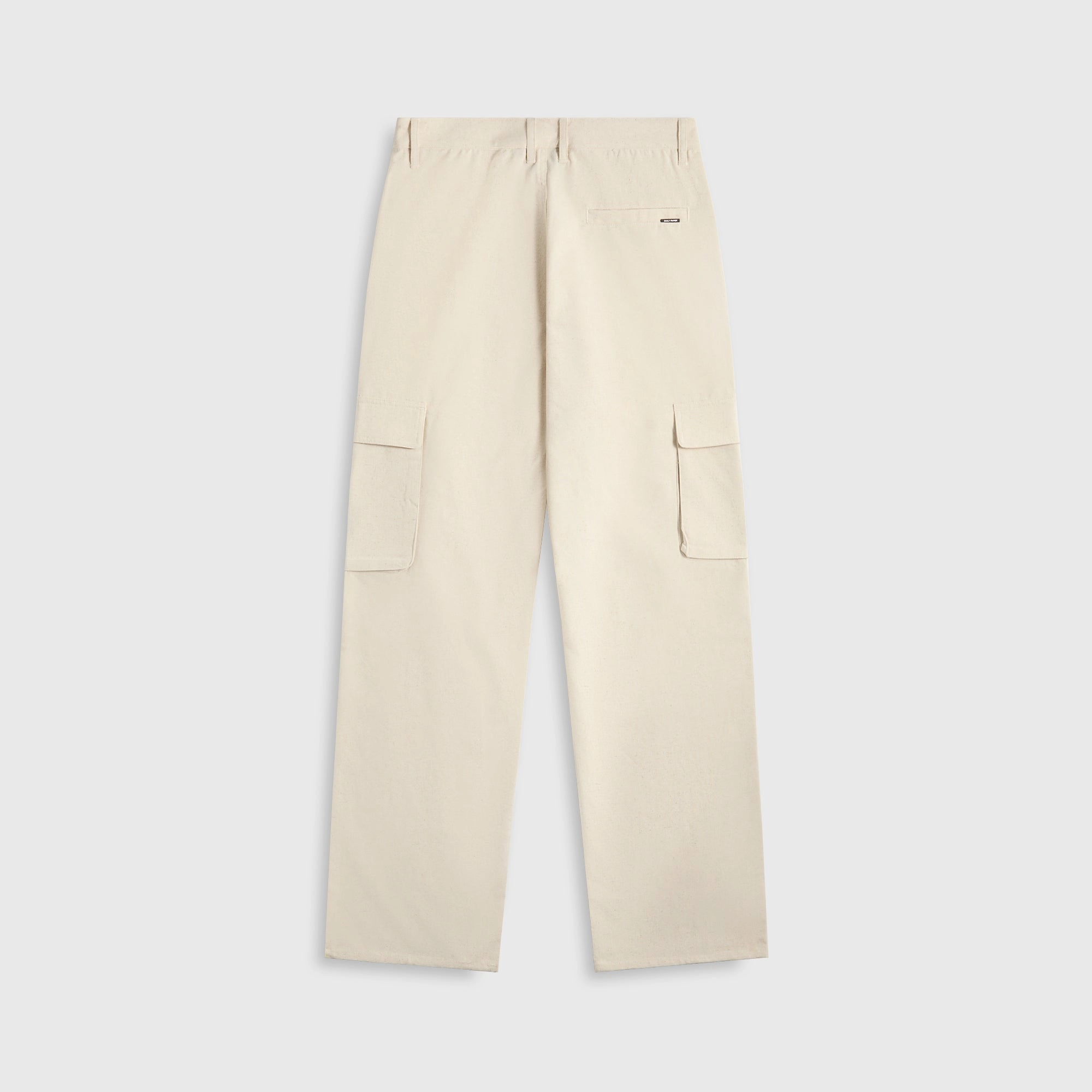 Classic Look Daily Paper Linen Cargo Pants - Beige
