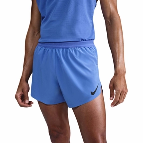 LayeredTech DoubleLayered Hood Nike | Men's AeroSwift Dri-FIT ADV 4" Brief-Lined Running Shorts - Comet Blue