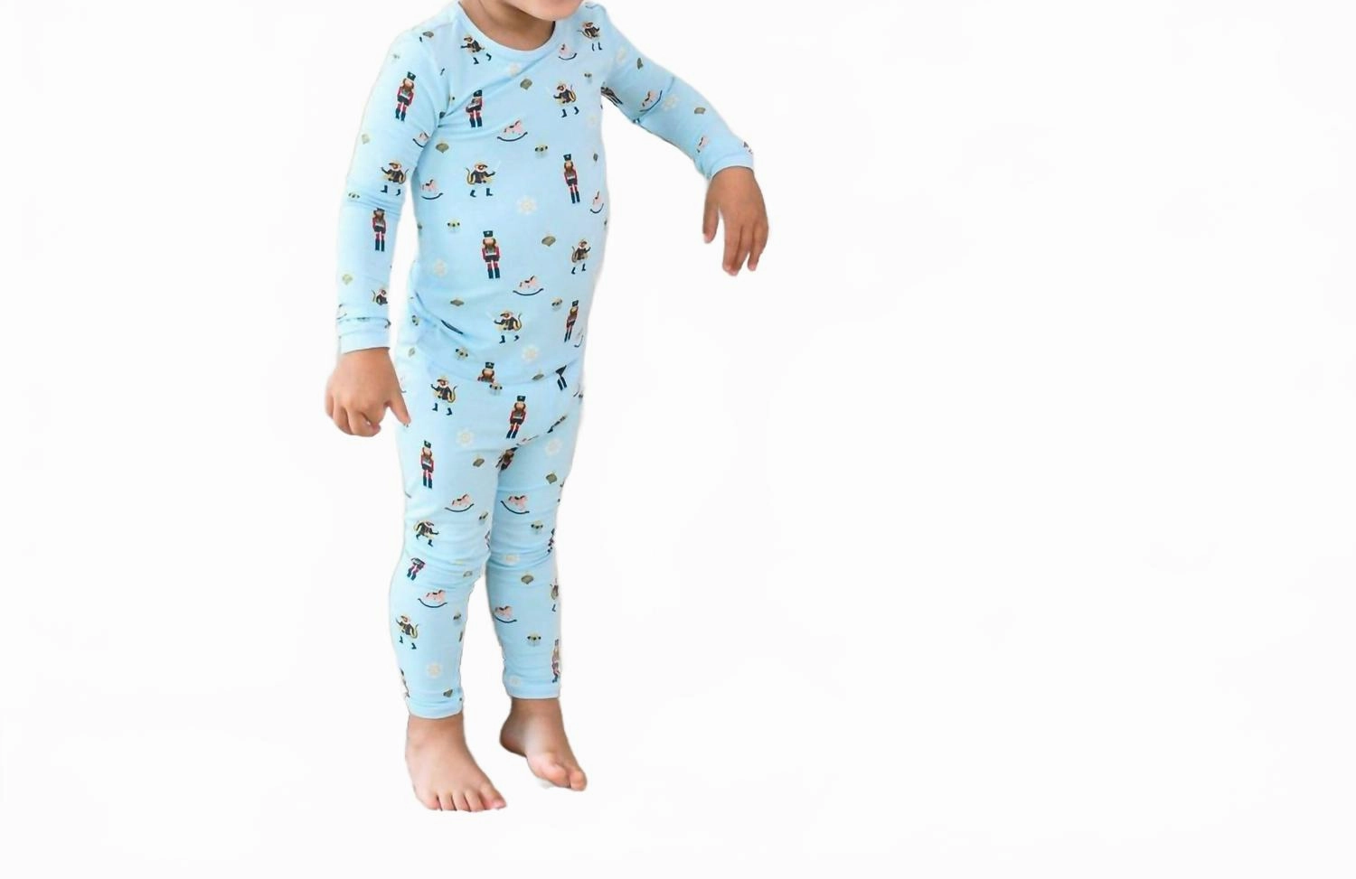Long Sleeve Pajamas In Nutcracker Comfort Fit Design