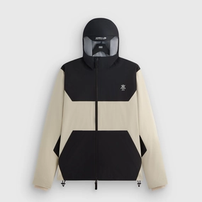 Kith Makai Bonded Tech Jacket - Alabaster Faux Fur Collar Minimal Aesthetic
