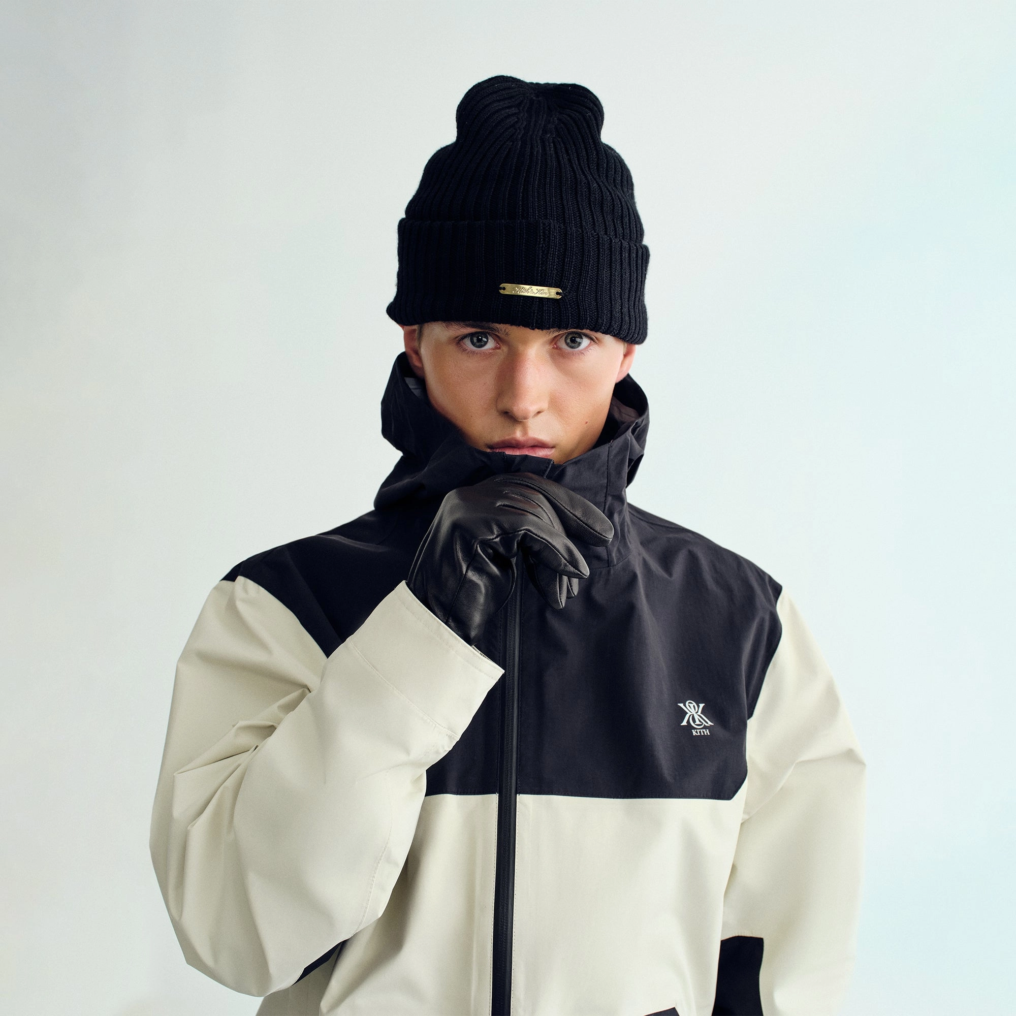 Clean Fit Design Urban Fit Look Kith Makai Bonded Tech Jacket - Alabaster