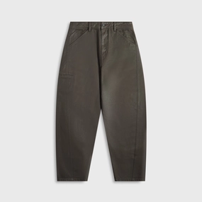 Lemaire Twisted Workwear Pants - Dark Chocolate Sport Performance Moisture Wicking Fabric