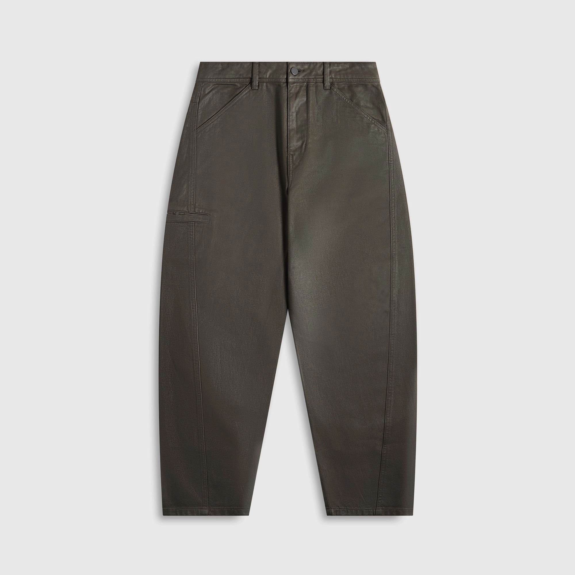 Lemaire Twisted Workwear Pants - Dark Chocolate Sport Performance Moisture Wicking Fabric