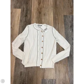 Sweater Cardigan By Zara In White, Size: S Active Design