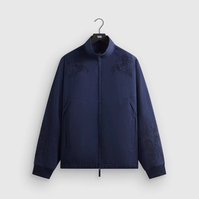 BreathableFabric Double Layer Protection Kith for Wilson Embroidered Mesh Track Jacket - Nocturnal