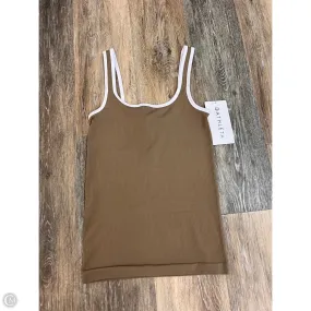 Athletic Tank Top By Athleta In Brown, Size: Xxs Stretch Weave Construction