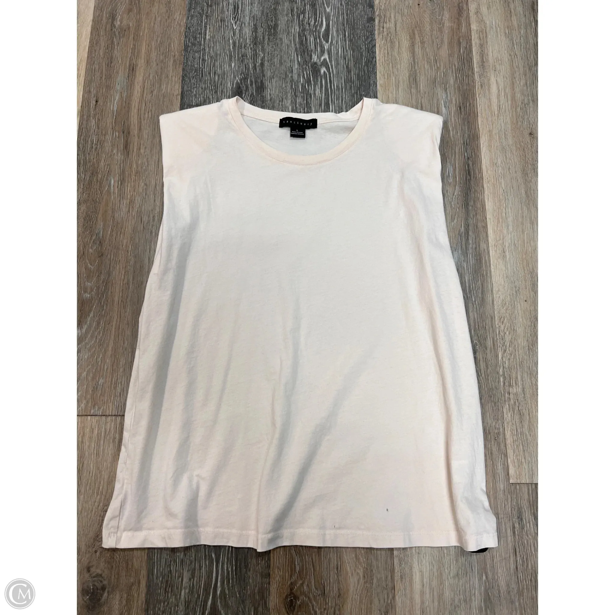 Top Sleeveless By Sanctuary In Tan, Size: L SlimFitAdaptation
