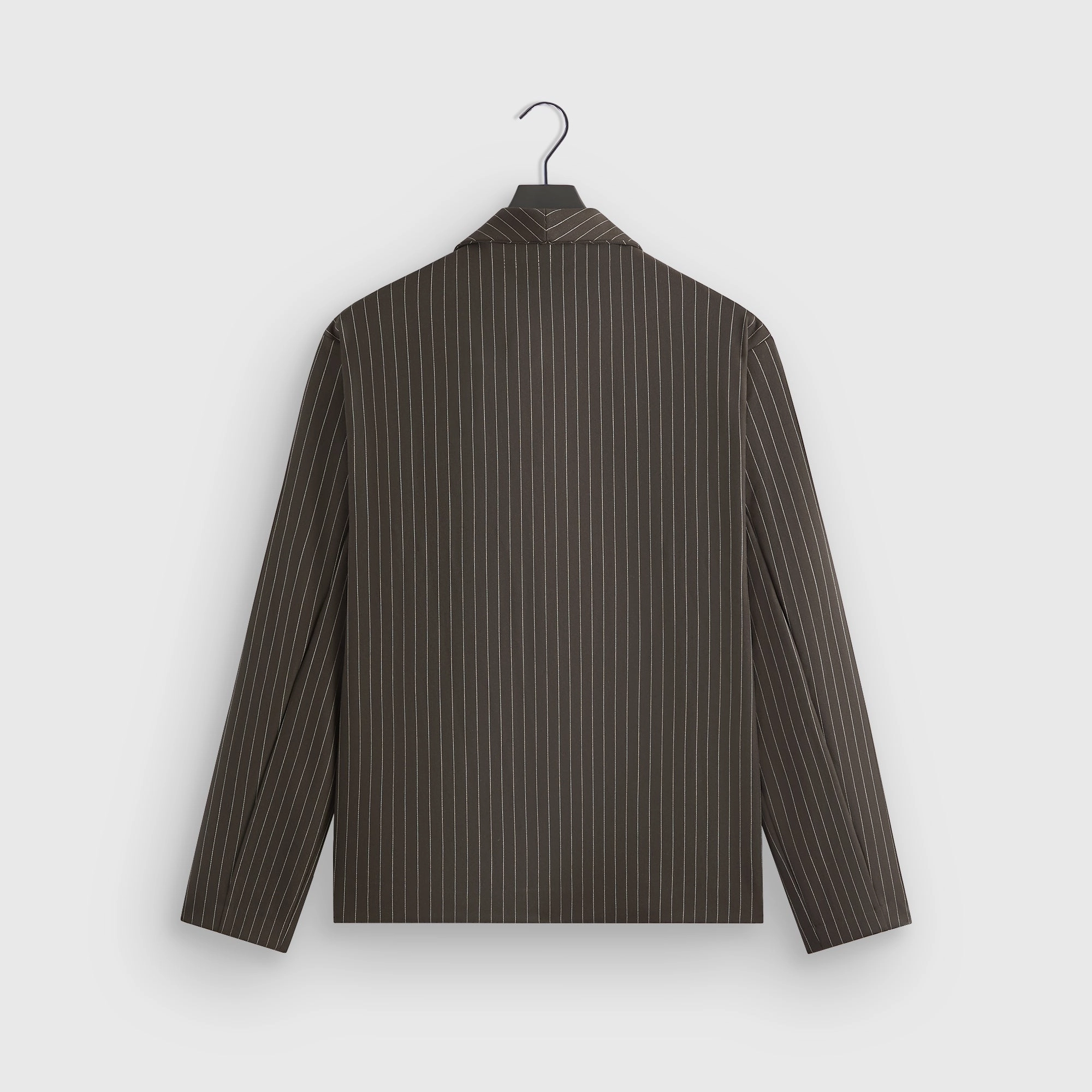 LaserCut Vents Minimal Aesthetic Kith Double Weave Long Sleeve Thompson Crossover Shirt - Kindling