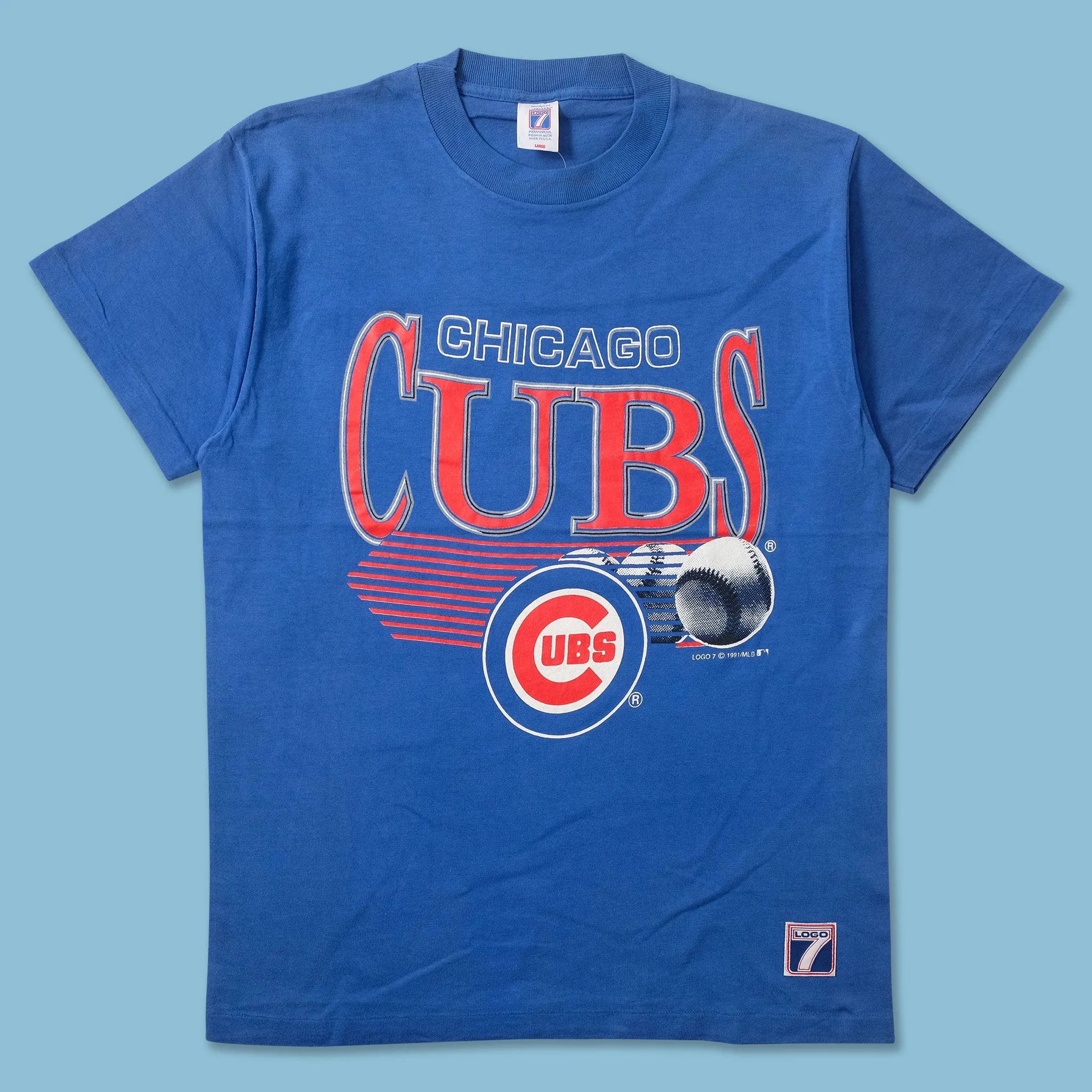 1991 Chicago Cubs T-Shirt Medium Classic Outfit Customer Favorite
