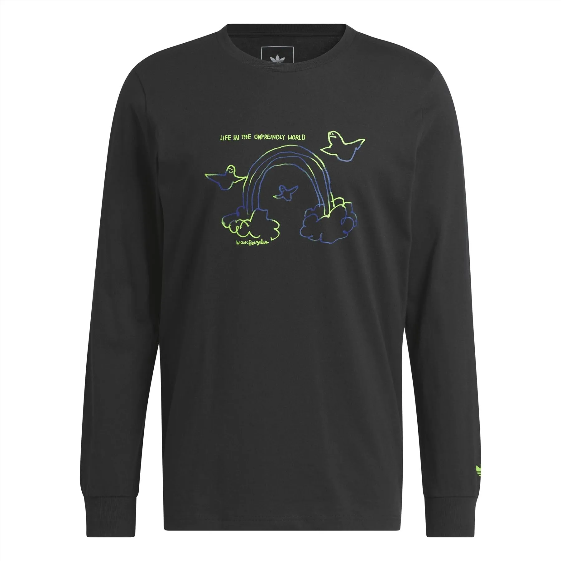 Adidas Shmoofoil Cloudy Long Sleeve T-Shirt - Black Relax Style Trend Vintage authenticity