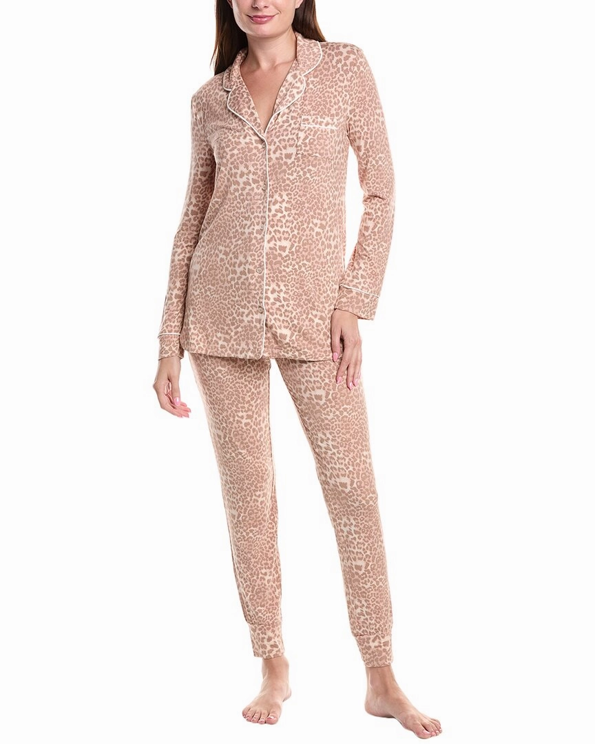 Lightweight Construction Thermal Insulation Layer Rachel Parcell 2pc Jersey Pajama Set