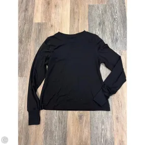Athletic Top Long Sleeve By 7 Diamonds In Black, Size: Xl WideNeckOpening Breathable back panel