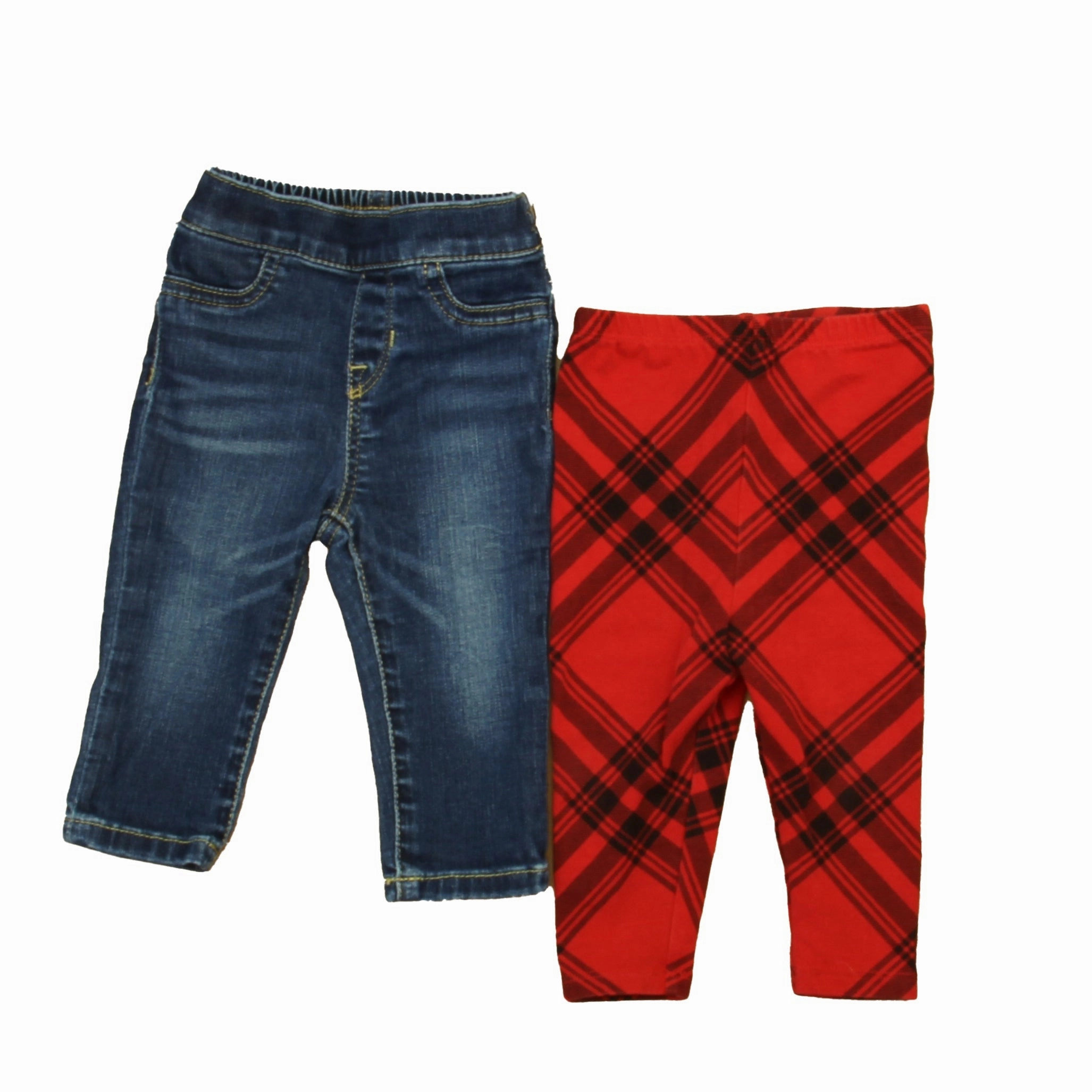 Outdoor Use LightweightWeave Ralph Lauren Girls Blue | Red Plaid Jeans