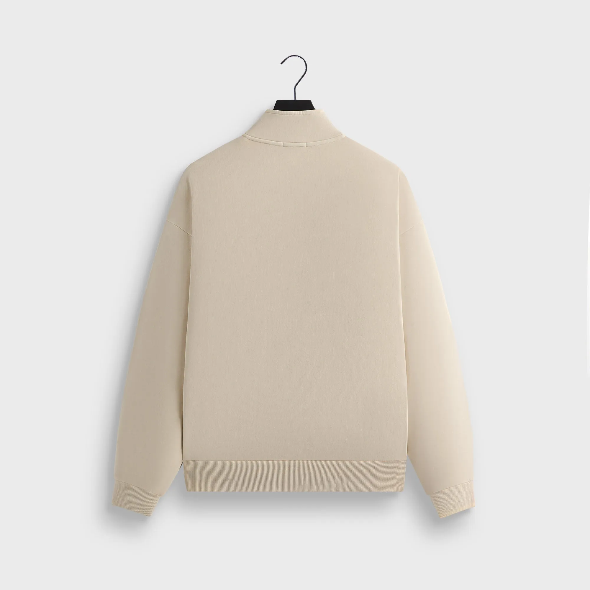 Kith Quarter Zip Nelson Pullover - Rye MagneticClosure Cozy Comfort