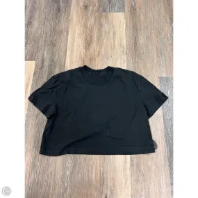 Summer Polo Breathable Lining Top Short Sleeve By Nuuds In Black, Size: Xs