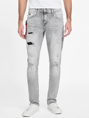 Stylish Casual Eco Jacques Destroyed Skinny Jeans