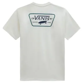 Vans Full Patch Back T-shirt - Marshmallow/North Atlantic Timeless Top