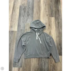 Contoured Side Panels Bonded Seam Technology Athletic Sweatshirt Hoodie By Glyder In Grey, Size: M