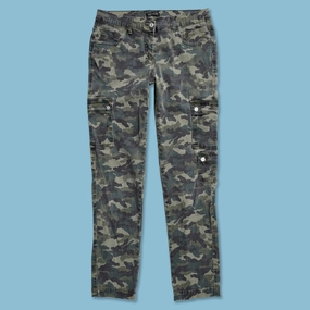 Smart Comfort Everyday Essential Y2K Women's Camo Cargo Pants 30x32