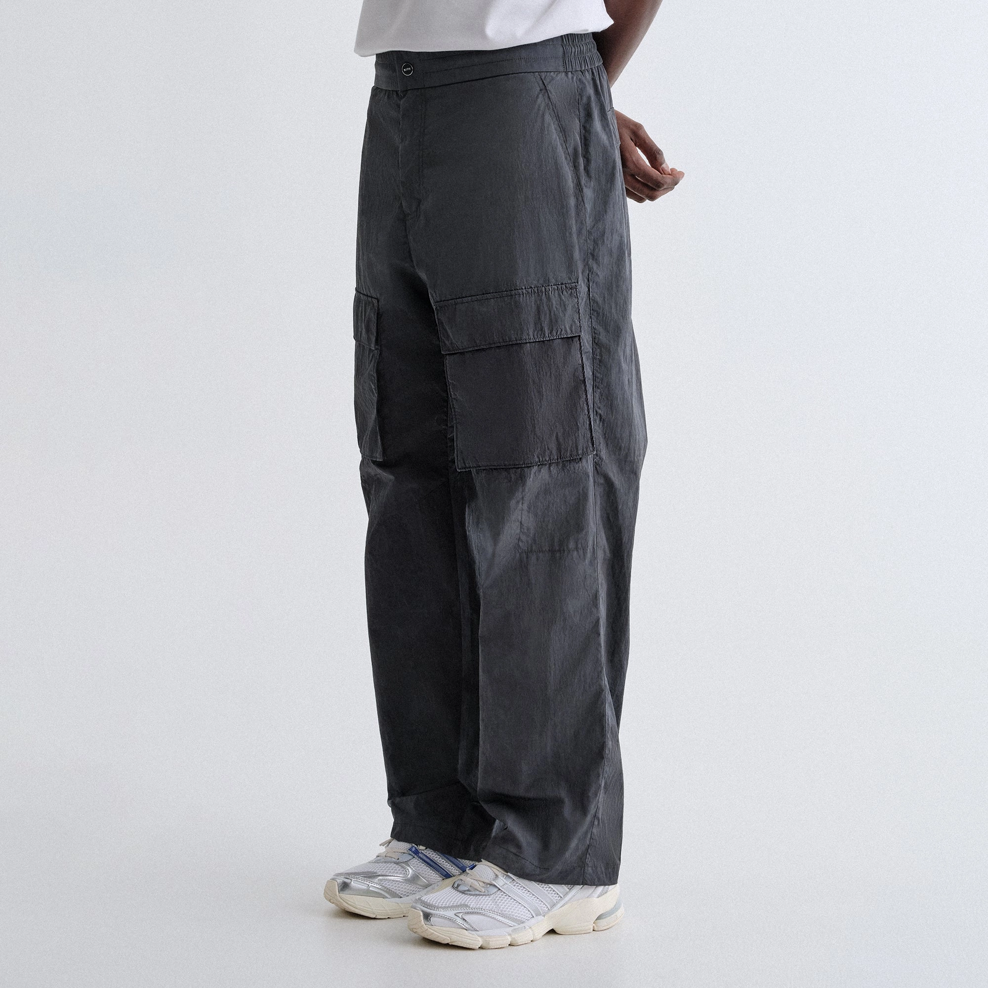 Seasonless wear Kith Garment Dyed Nylon Hooper Pant - Thunder