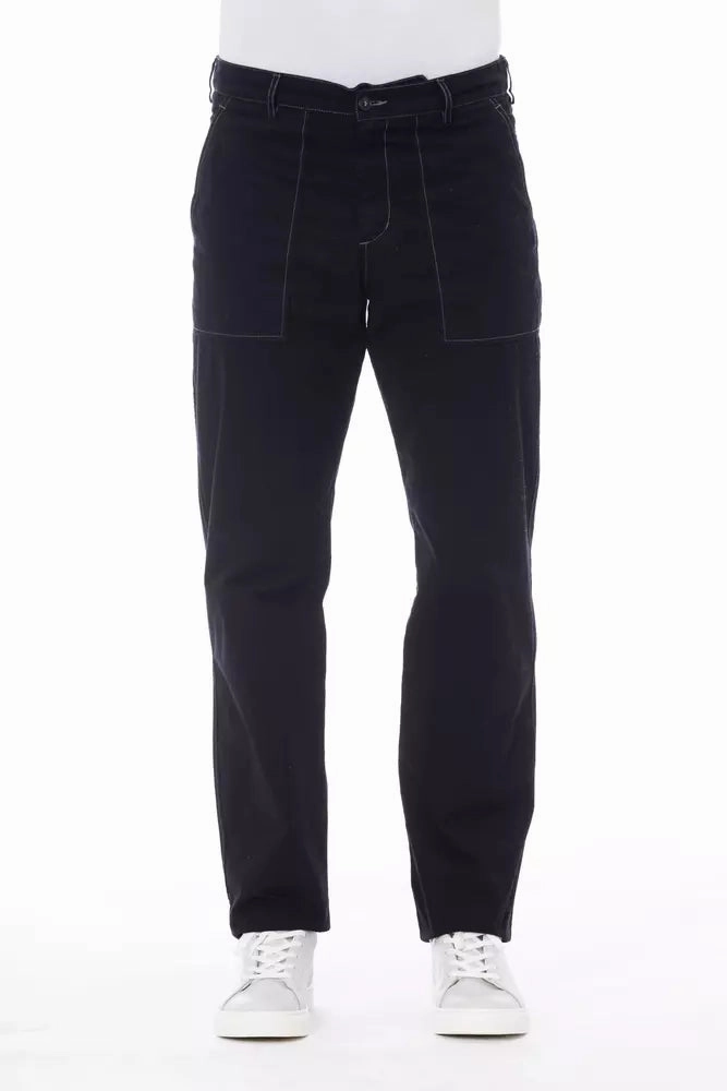 Alpha Studio Cotton Men Men's Pant Simple Style