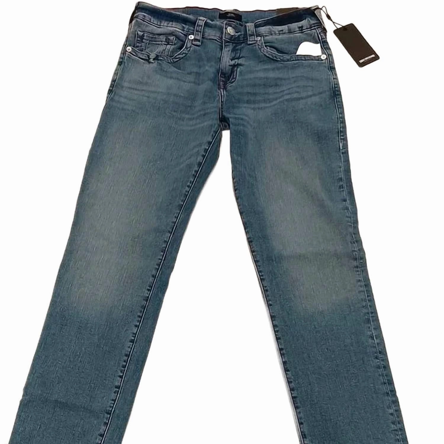 Sunny Vibes Casual Men's Geno Relaxed Slim Fit Jeans In Light Campanula Wash