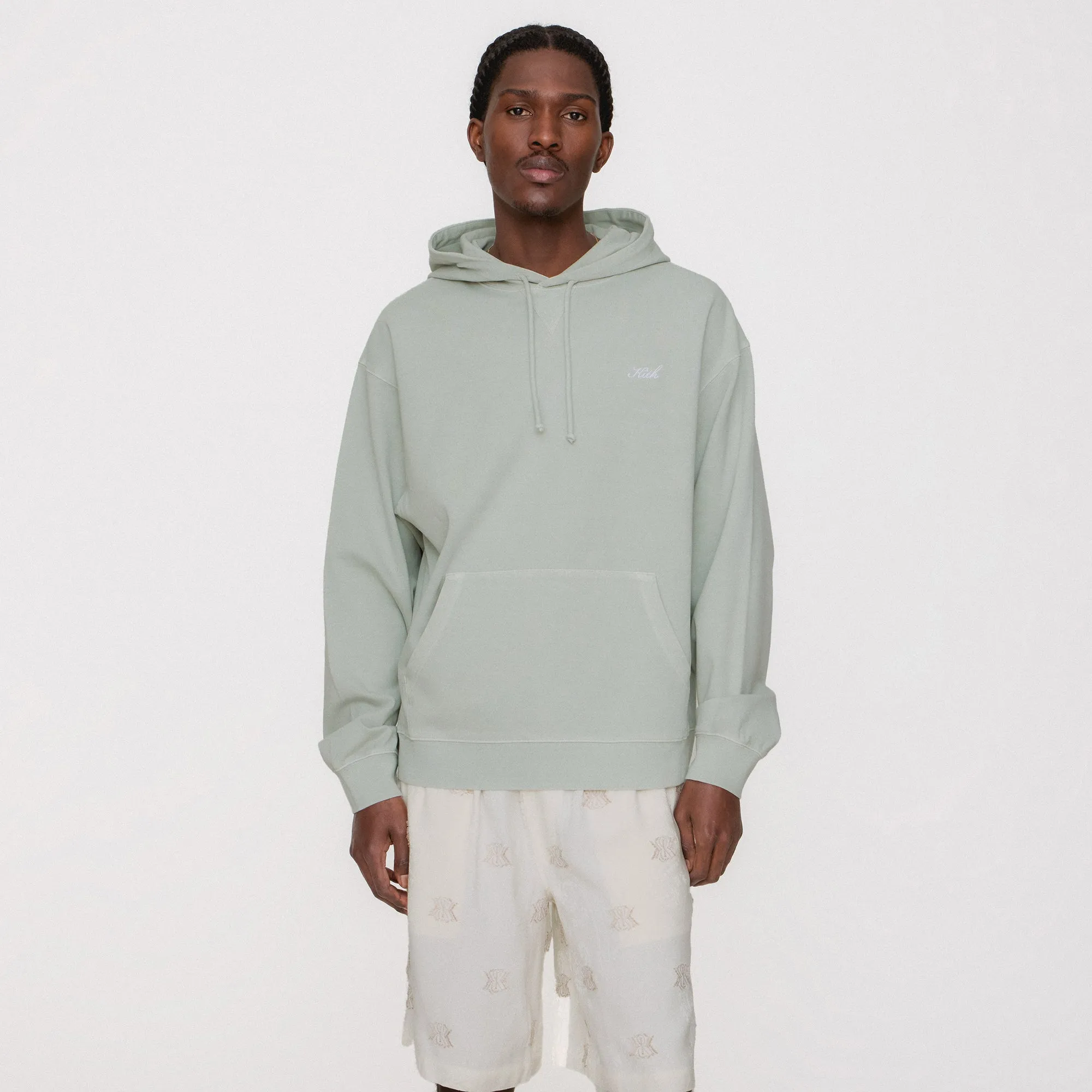 Matted look Simple Outfit Kith Crystal Wash Interlock Williams III Hoodie - Exam