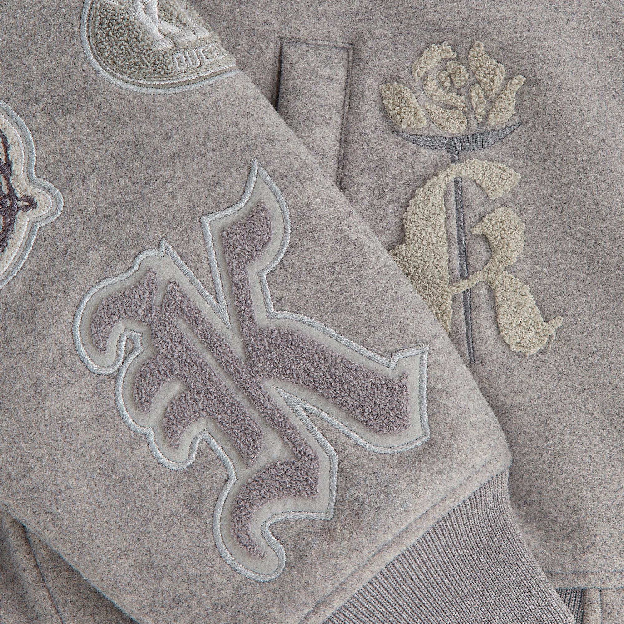 Flexible Hood Design Kith Women Miyo Melton Hooded Jacket - Hallow