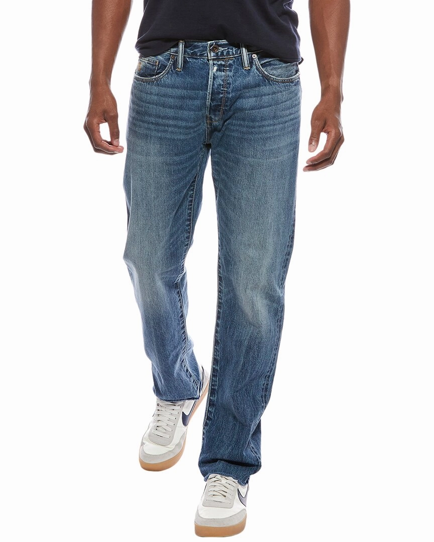 Brunch Outfit Summer Vibes Versatile Outdoor Adventure Stylish Family Style TODD SNYDER Classic Blue Rinse Straight Fit Jean
