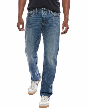 Spring Mood Smooth Work Meeting TODD SNYDER Classic Blue Rinse Straight Fit Jean