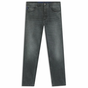 Unisex Wear Elegant Vintage Lover Regular-fit jeans in gray rigid denim