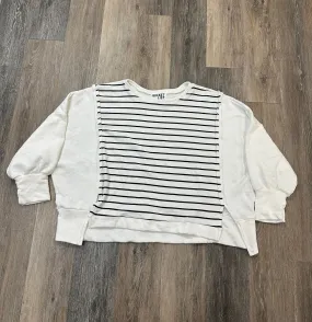 Top Long Sleeve By Bucket List In White, Size: L Thermal Insulation Layer GarmentWashedFinish