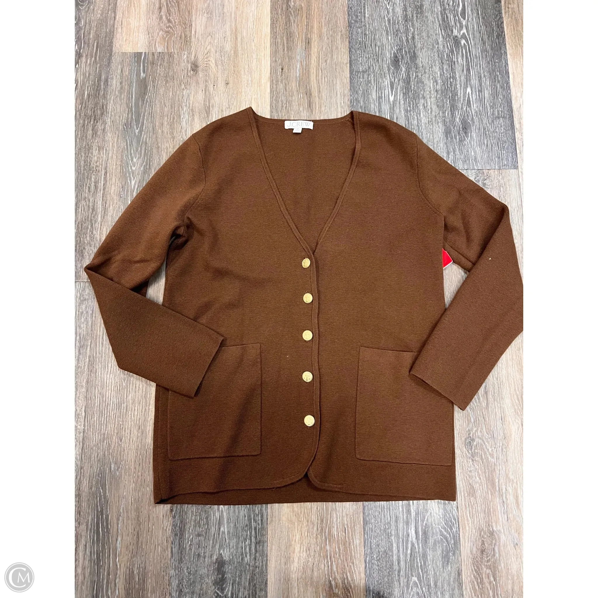 Earthy Tone Colorways Sweater Cardigan By J. Crew In Tan, Size: Xs
