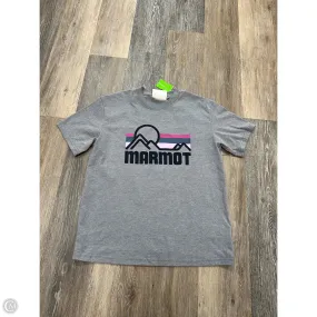 Athletic Top Short Sleeve By Marmot In Grey, Size: Xs Thermal regulation Seamless Knit Design