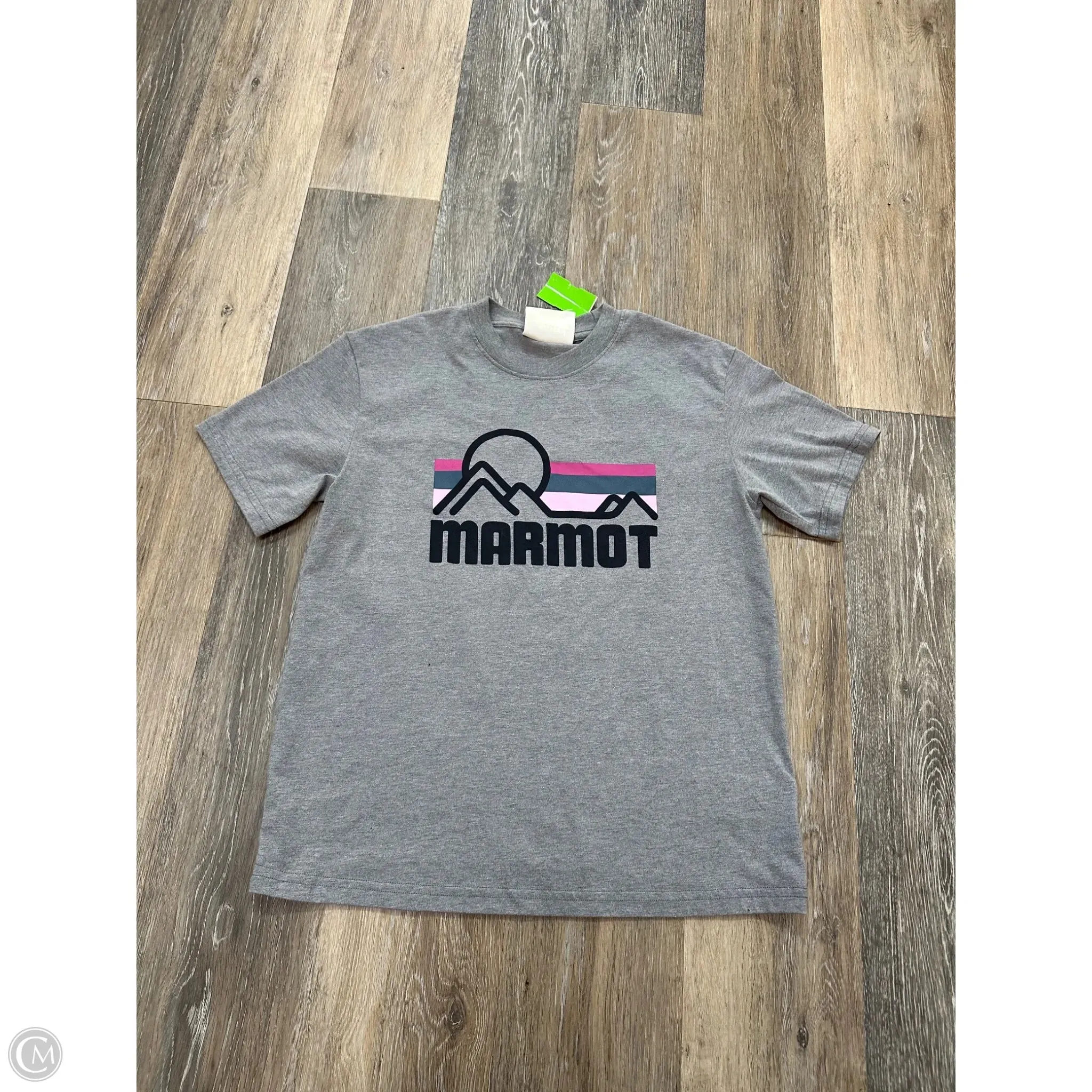 Athletic Top Short Sleeve By Marmot In Grey, Size: Xs Thermal regulation Seamless Knit Design