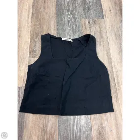Top Sleeveless By Abercrombie And Fitch In Black, Size: S Lightweight Knit