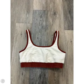 Breathable Microfiber Lightweight Knit Tank Top By Madewell In Red & White, Size: M