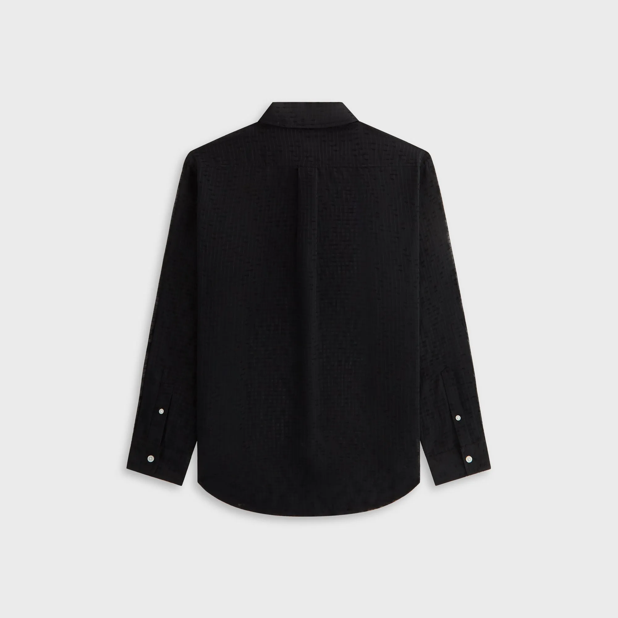 Unique Design Kith Women Ora II Clipped Jacquard Shirt - Black
