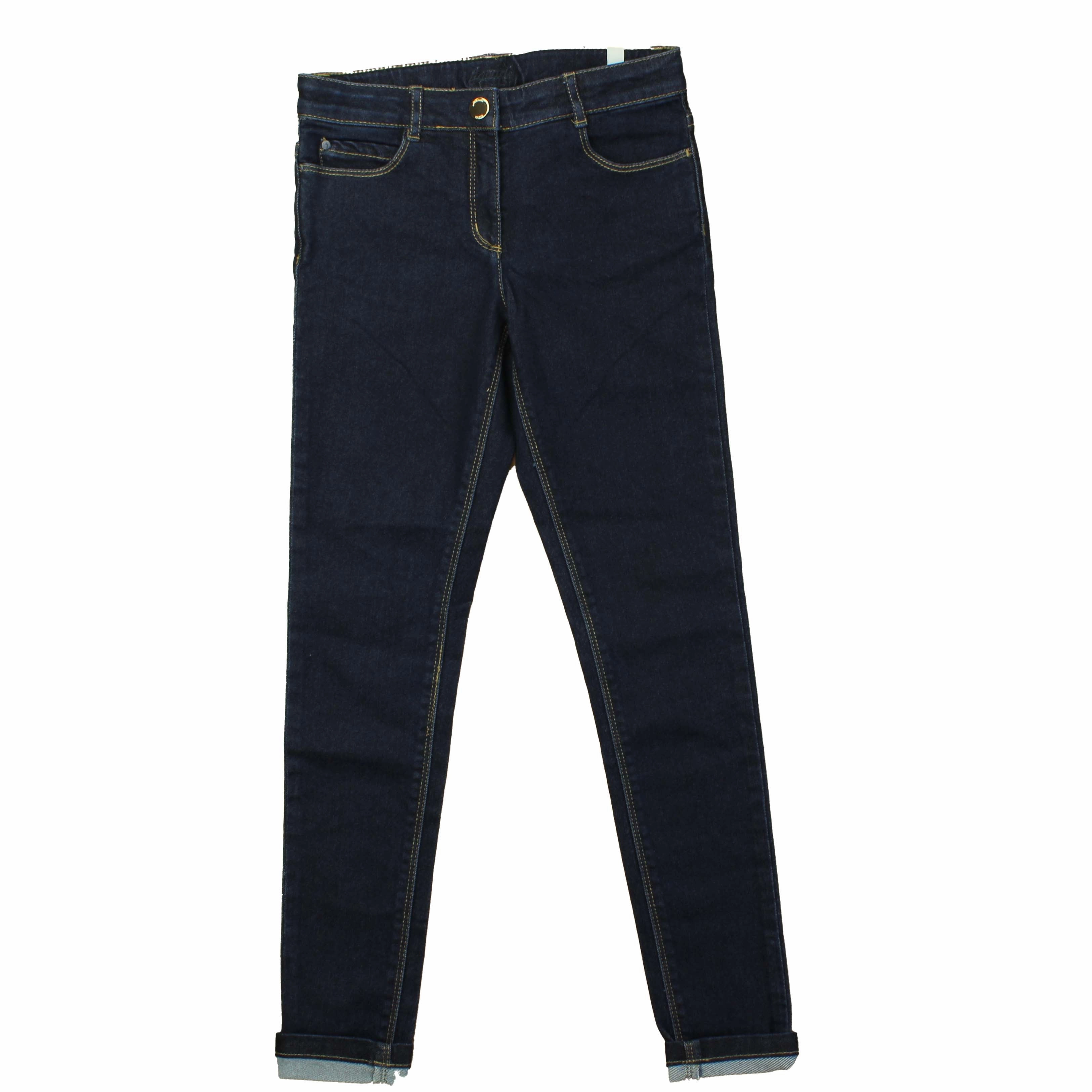 Comfort Cushioning Breathable Fit Jacadi Girls Blue Jeans